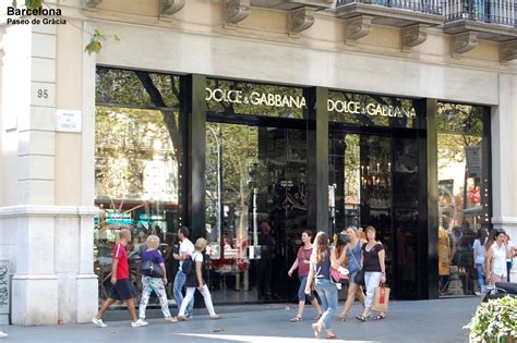 Dolce&Gabbana Boutique in Barcelona Paseo de Gracia 95.